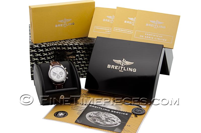 Breitling Transocean Bronze Dial Limited Edition Mens Watch AB0155