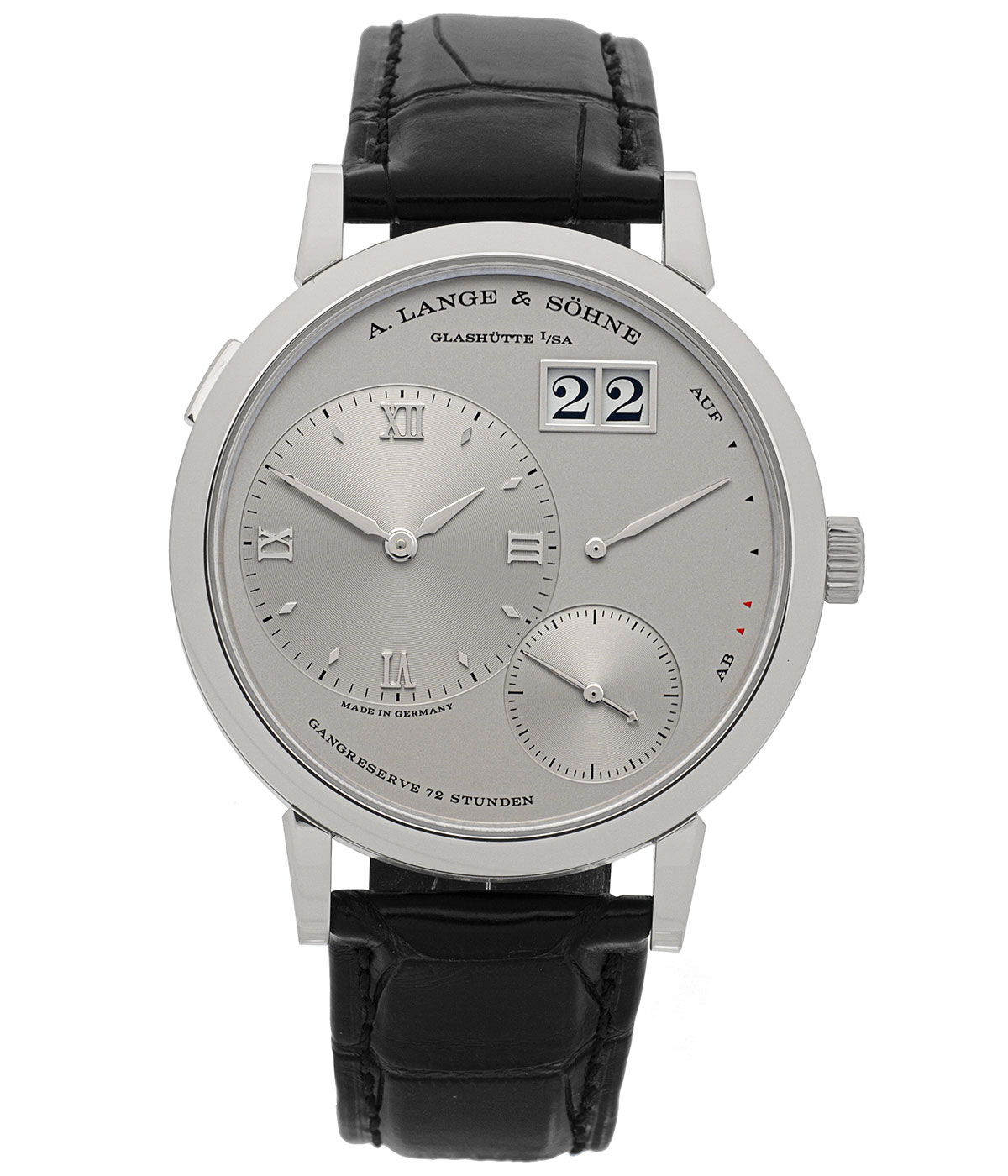 A. LANGE & SÖHNE | Große Lange 1 + Platin-Faltschließe Service 2023 | Ref. 117.025