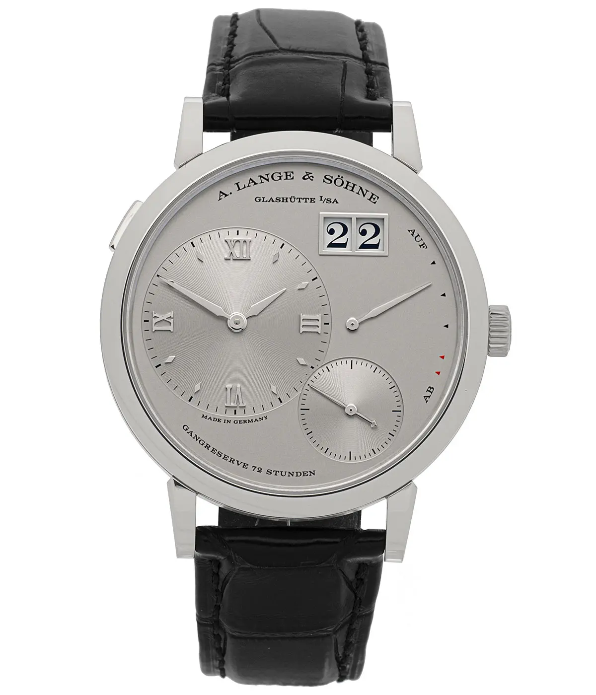 A. LANGE & SÖHNE | Große Lange 1 + Platin-Faltschließe Service 2023 | Ref. 117.025
