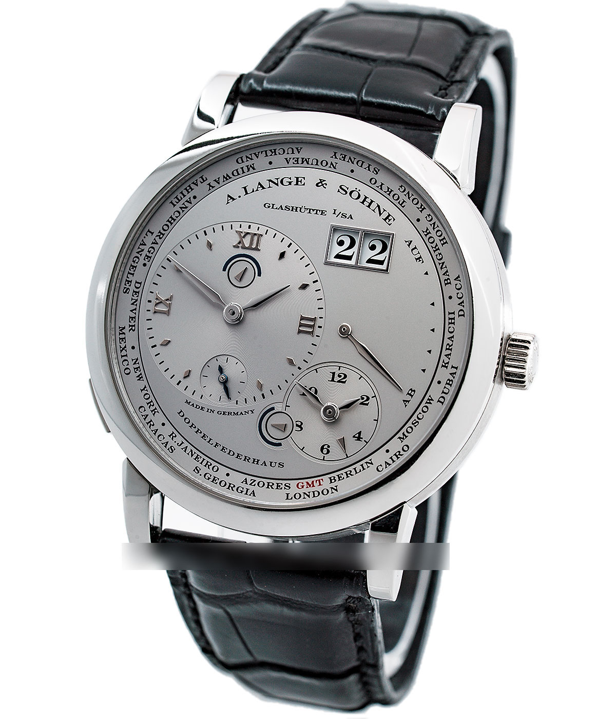 A. LANGE & SÖHNE | Lange 1 Time Zone Time Zone Platinum Service 2025 | Ref. 116.025