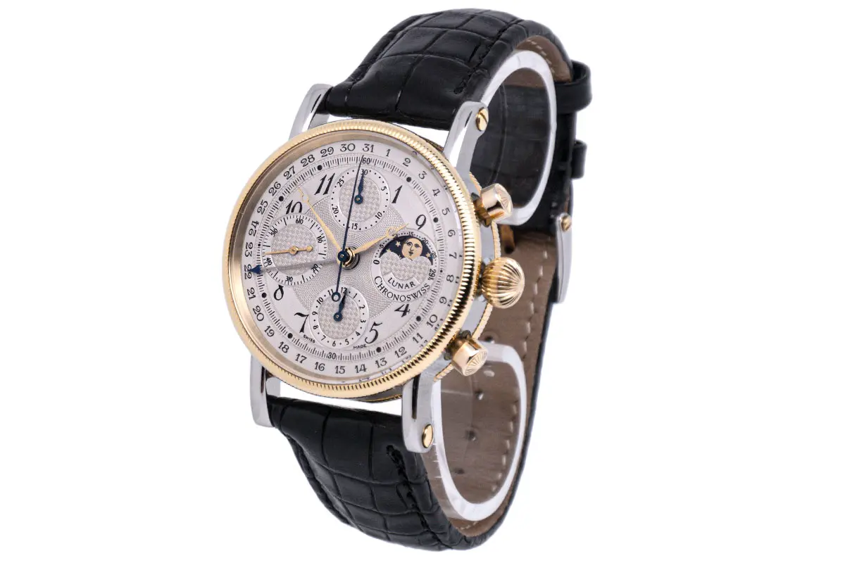 Chronoswiss | Lunar Chronograph Gold/Stahl | Ref. CH7522 – Full Set – Bild 1
