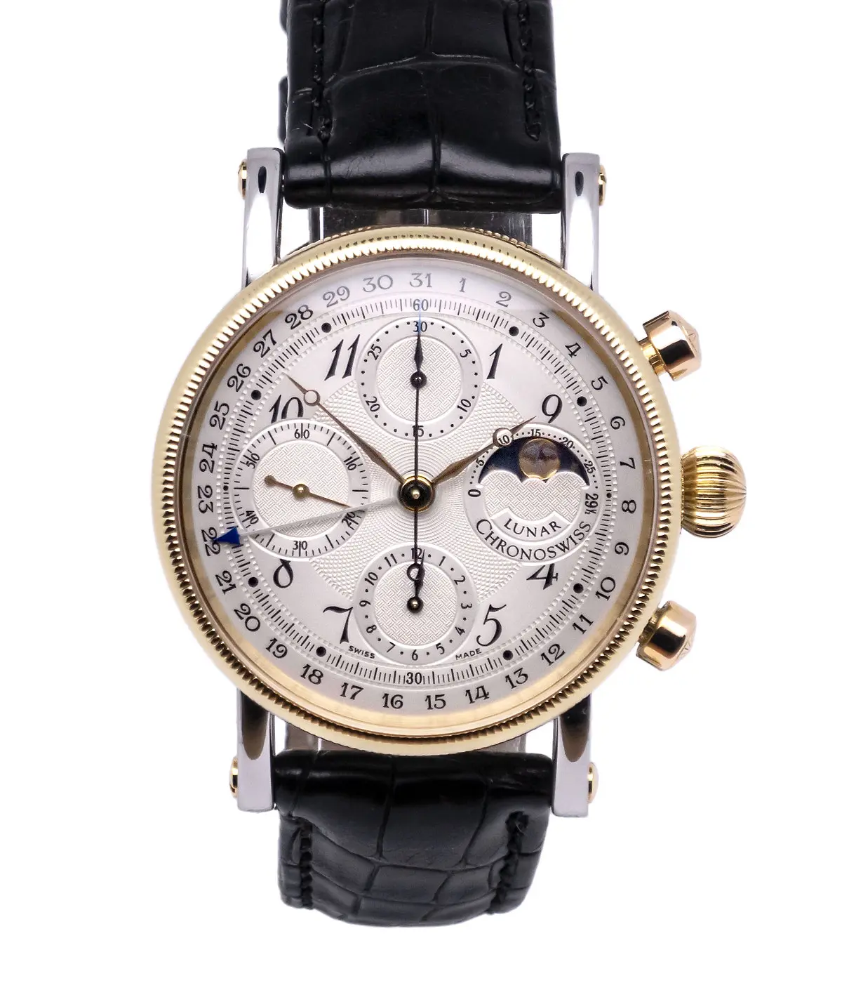 Chronoswiss | Lunar Chronograph Gold/Stahl | Ref. CH7522 – Full Set