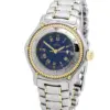 Ebel Discovery Diver Lady Edelstahl Gold 183912 Blau Front