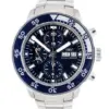 IWC Aquatimer Chronograph IW376710 Blaues Zifferblatt Frontalansicht