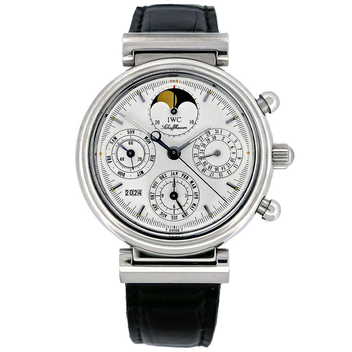IWC Da Vinci Perpetual Calendar White Gold Ref. 3750 - Full Set - 2024 Service - Limited