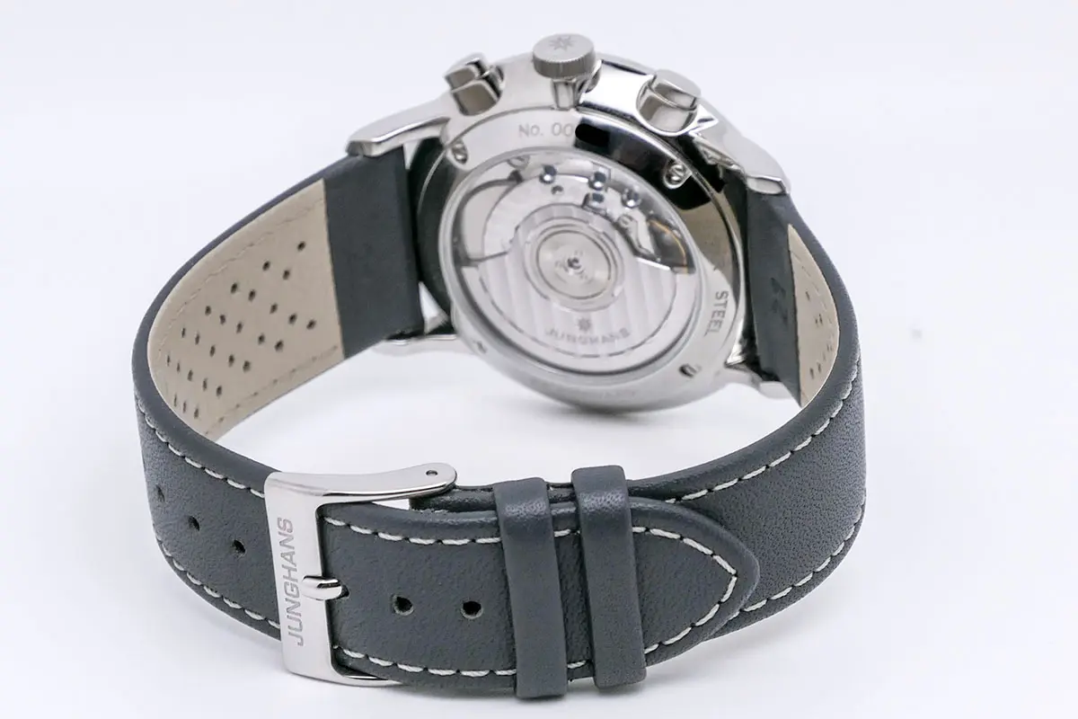 Junghans Meister Driver Chronoscope Edelstahl 027/3686.44 Neu Schliesse