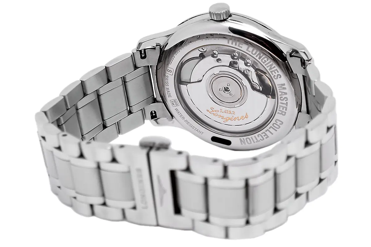 Longines Master Collection Stainless steel L2.628.4.78.6 Sapphire crystal case back