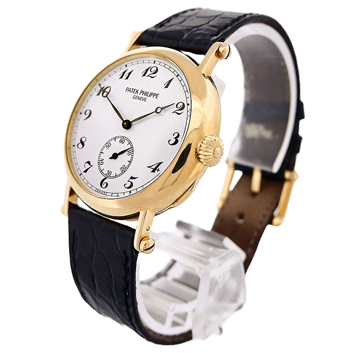 PATEK PHILIPPE Officer's Watch Yellow Gold Limited Ref. 3960J - Full Set - Image 1