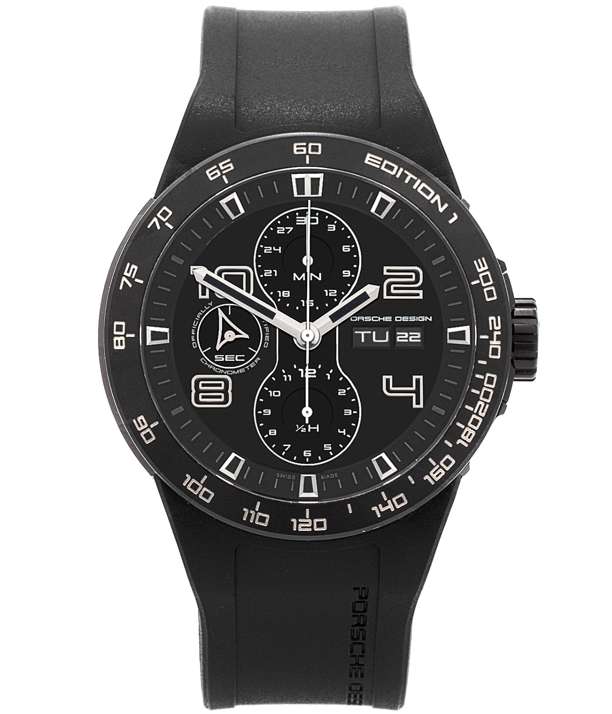 PORSCHE DESIGN | Flat Six Chronograph Titan | Ref. P6341.13.44.1169 – Full Set – Limitiert – Service 2025
