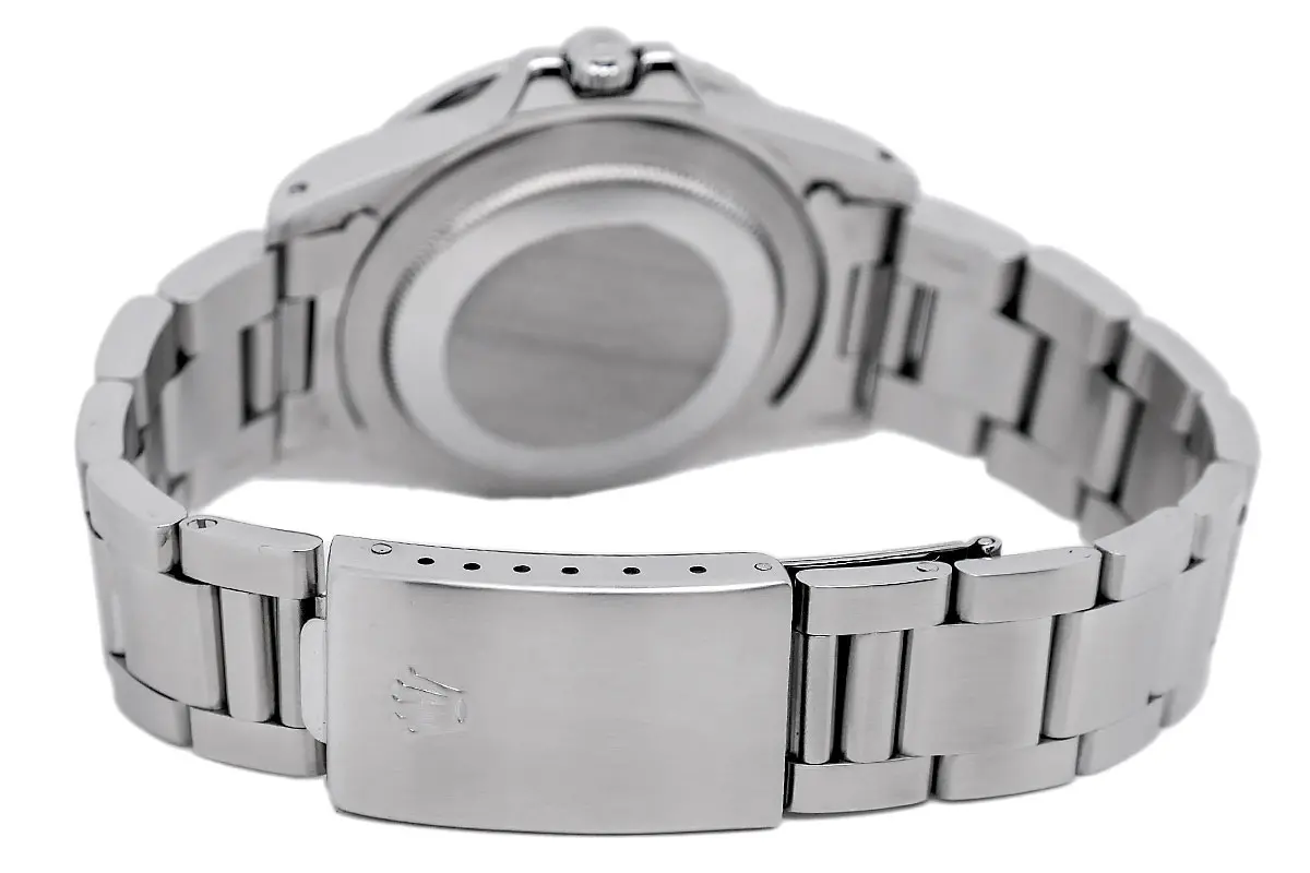 Rolex GMT-Master Edelstahl Schwarz 16750 Getragen Schliesse