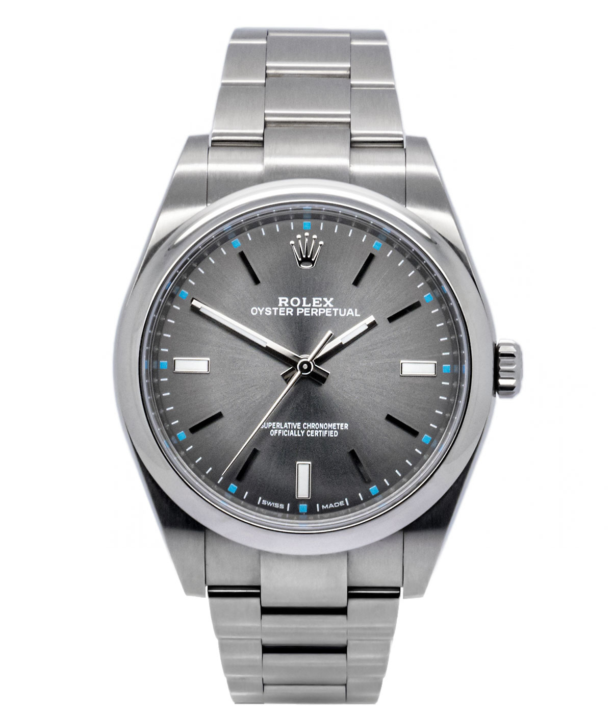 ROLEX | Oyster Perpetual 39 Dark Rhodium | Ref. 114300 – Full Set – NOS