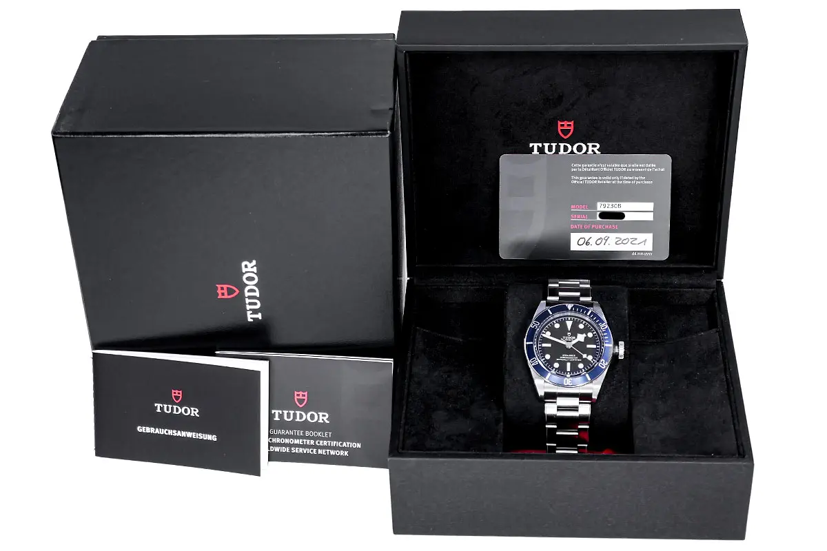 Tudor Black Bay Blue M79230B Box Papiere 2021