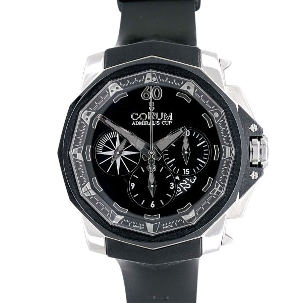 CORUM | Admirals Cup Challenger Chronograph 48 Black Titanium Limited Service 2024 | Ref. 753.935.06/0371AN52