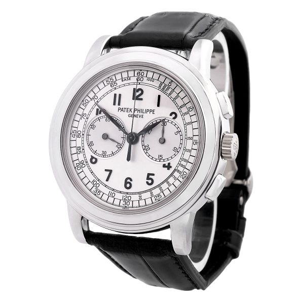 PATEK PHILIPPE Grande Taille Chronograph Handaufzug Weißgold Ref. 5070G