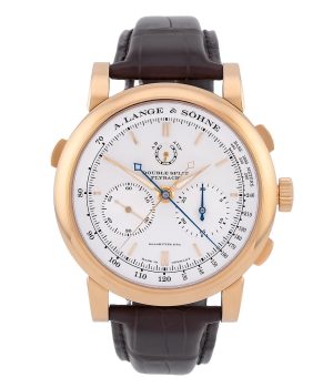 A. LANGE & SÖHNE Saxonia Double Split Rotgold Ref. 404.032 - Full Set - NOS