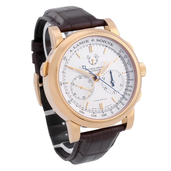 A. LANGE & SÖHNE Saxonia Double Split Rotgold Ref. 404.032 - Full Set - NOS