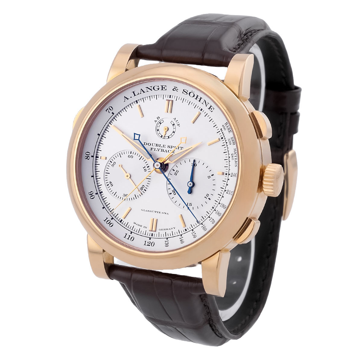 A. LANGE & SÖHNE | Saxonia Double Split Rotgold | Ref. 404.032 – Full Set – NOS – Bild 1