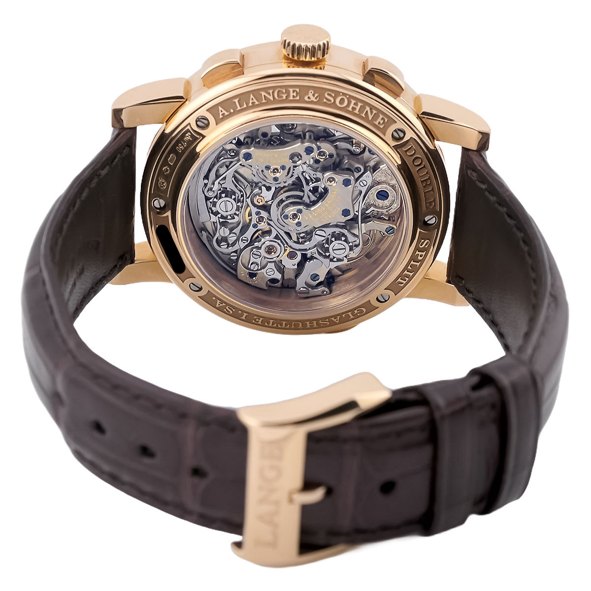 A. LANGE & SÖHNE | Saxonia Double Split Rotgold | Ref. 404.032 – Full Set – NOS – Bild 5