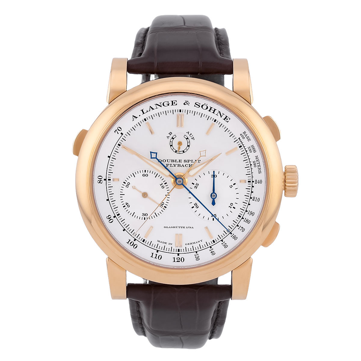 A. LANGE & SÖHNE | Saxonia Double Split Rotgold | Ref. 404.032 – Full Set – NOS