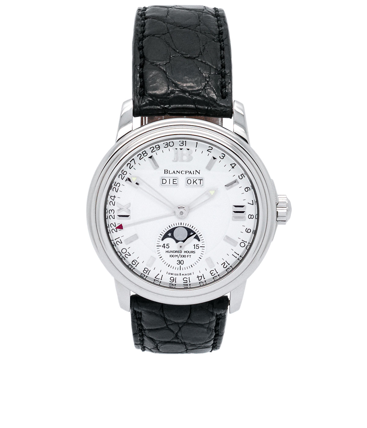 BLANCPAIN | Leman Mondphasenkalender Triple Date | Ref. 2763-1127-53 – Full Set – Service 2025