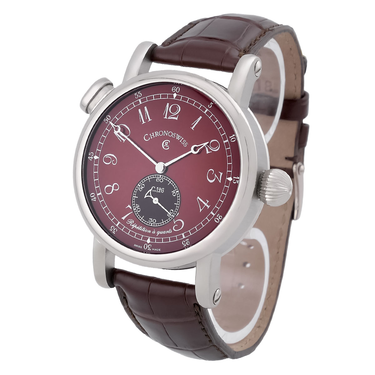 CHRONOSWISS | Repetition a Quarts Weißgold | Ref. CH1641W – Full Set – NOS – Bild 1