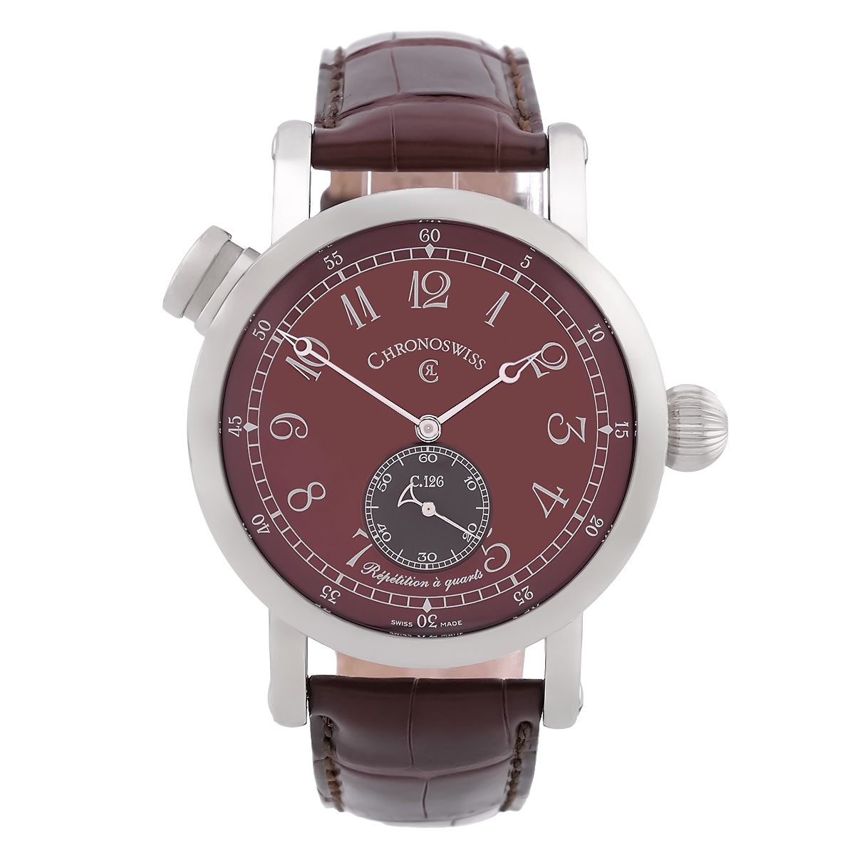 CHRONOSWISS | Repetition a Quarts Weißgold | Ref. CH1641W – Full Set – NOS