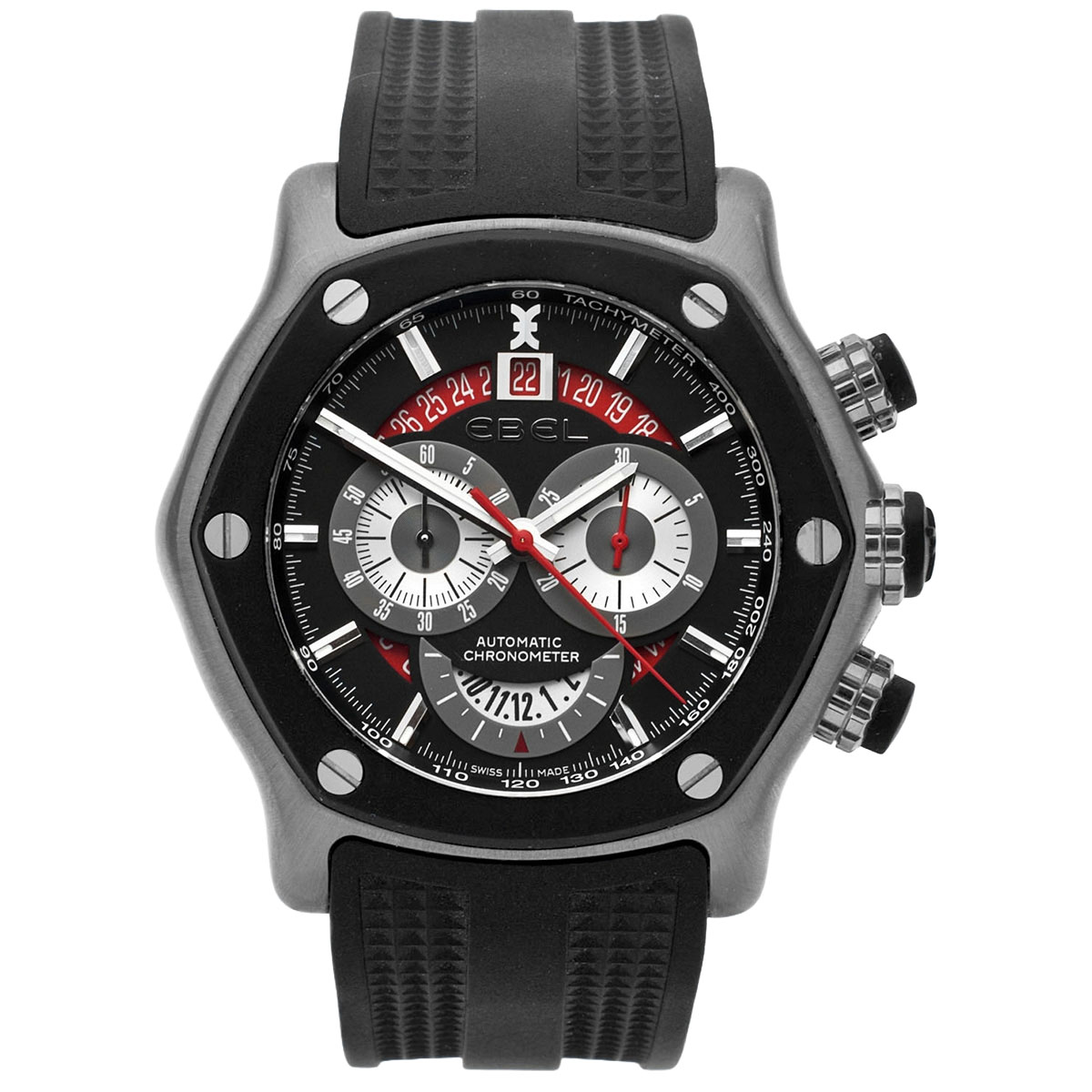 EBEL | 1911 Tekton Titan Chronograph | Ref. 1215921 – Full Set – NOS