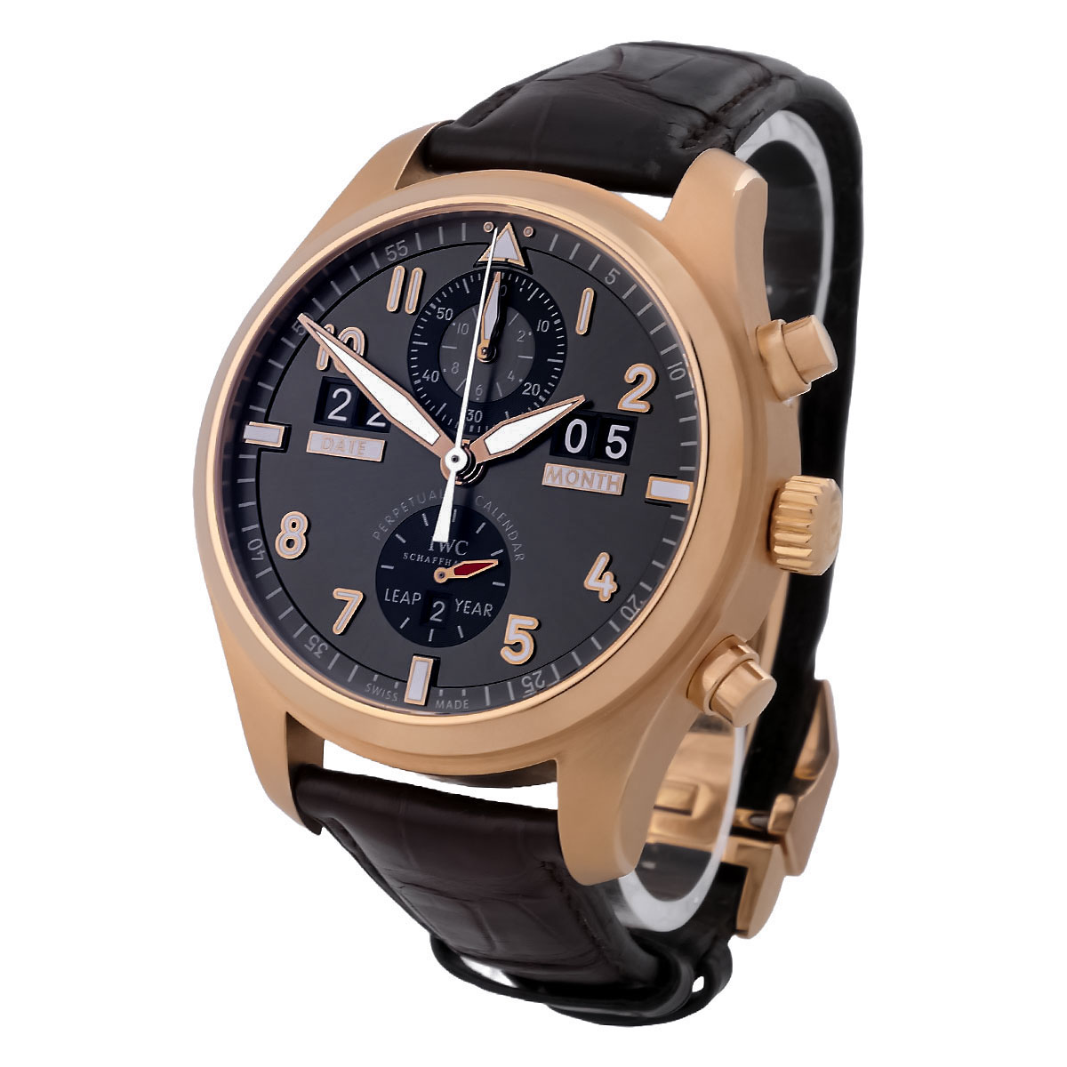 IWC | Fliegeruhr Spitfire Perpetual Calendar Digital Date-Month Roségold | Ref. IW379103 – NOS – Bild 1