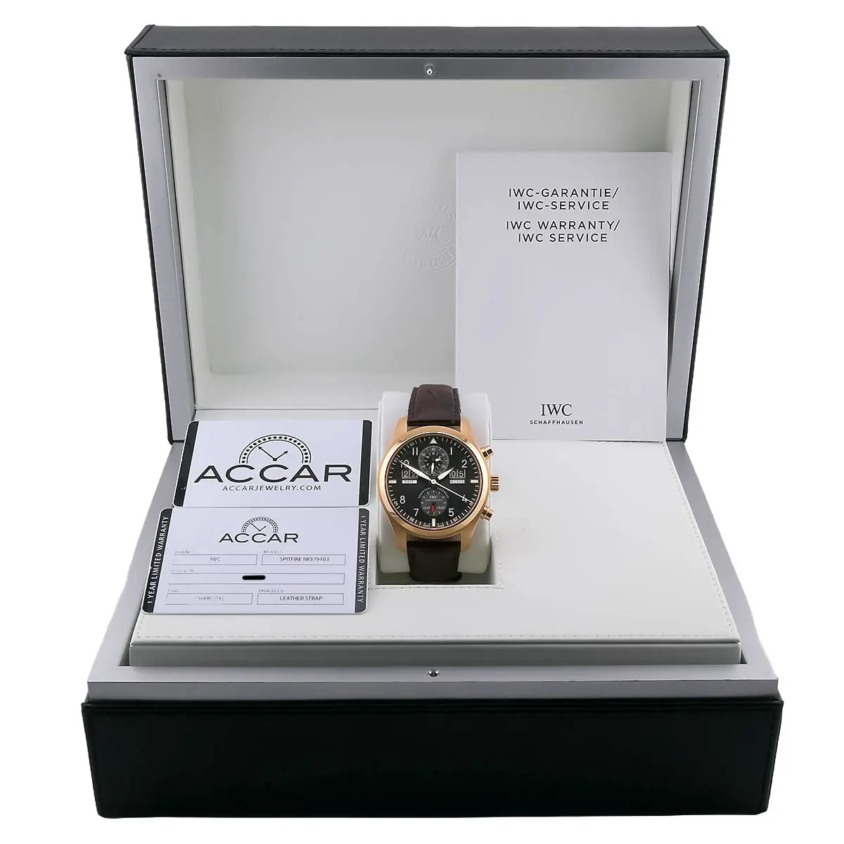 IWC Spitfire Perpetual Calendar Roségold IW379103 NOS Full Set