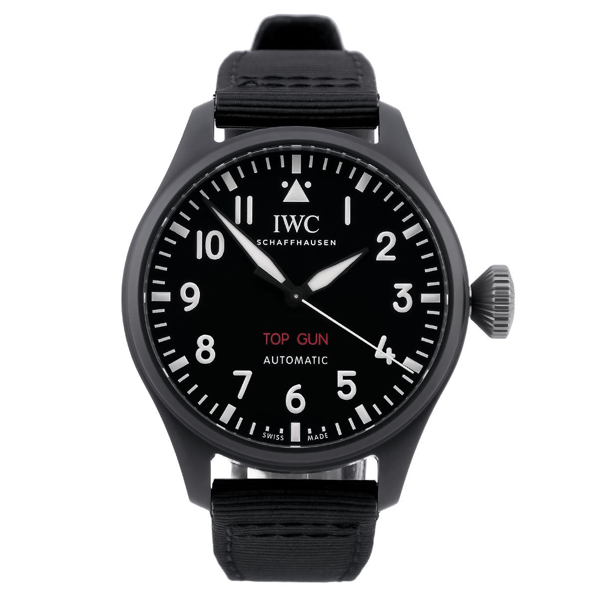 IWC | Große Fliegeruhr Big Pilots Watch 43 Top Gun Keramik | Ref. IW329801 – Full Set – NOS