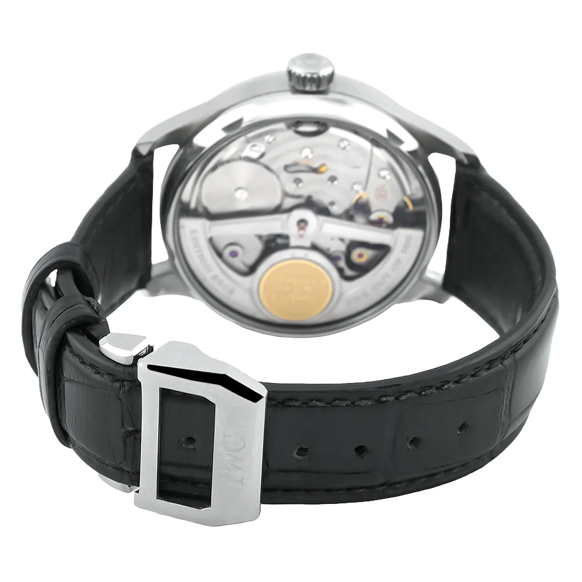 IWC Portugieser Edelstahl schiefergrau IW500126 Neuwertig Schließe