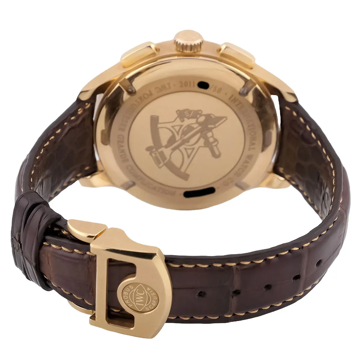 IWC Portugieser Grande Complication Rotgold IW377402 Schließe Detail