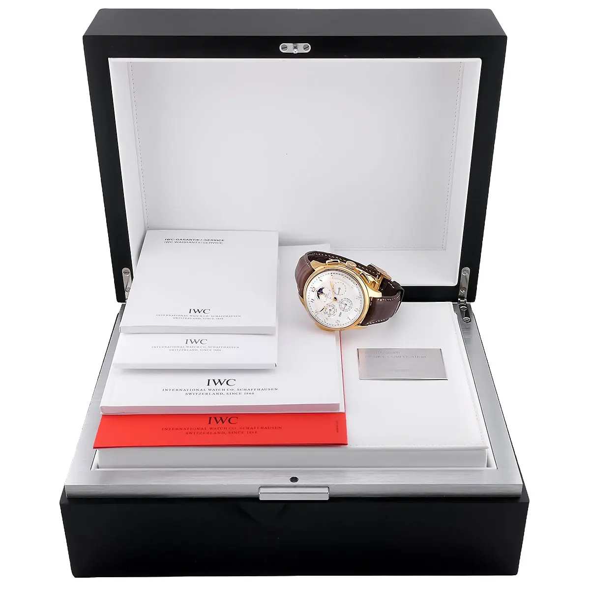 IWC Portugieser Grande Complication Rotgold IW377402 Full Set Lieferumfang