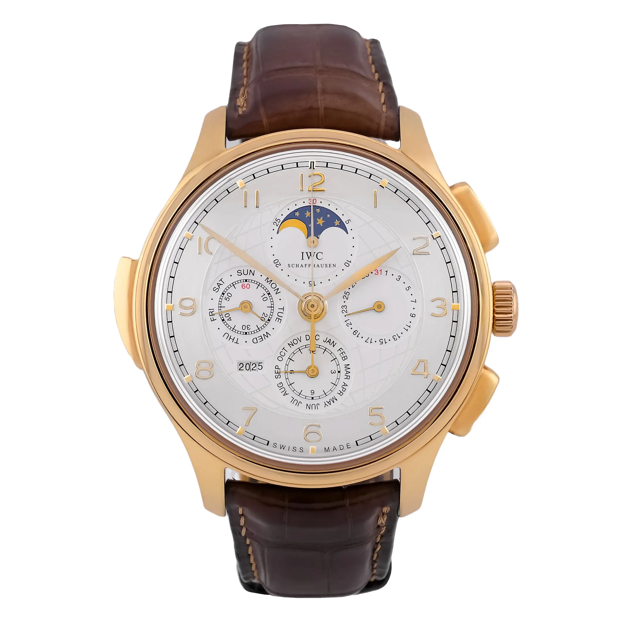 IWC Portugieser Grande Complication Rotgold IW377402 ungetragen Frontansicht