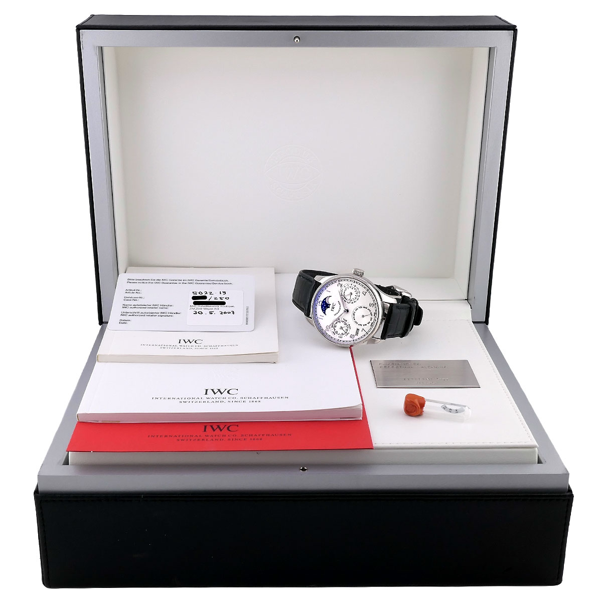 IWC | Portugieser Portuguese Perpetual Calendar Platin | Ref. IW502219 – Full Set – NOS – Limitiert – Bild 7