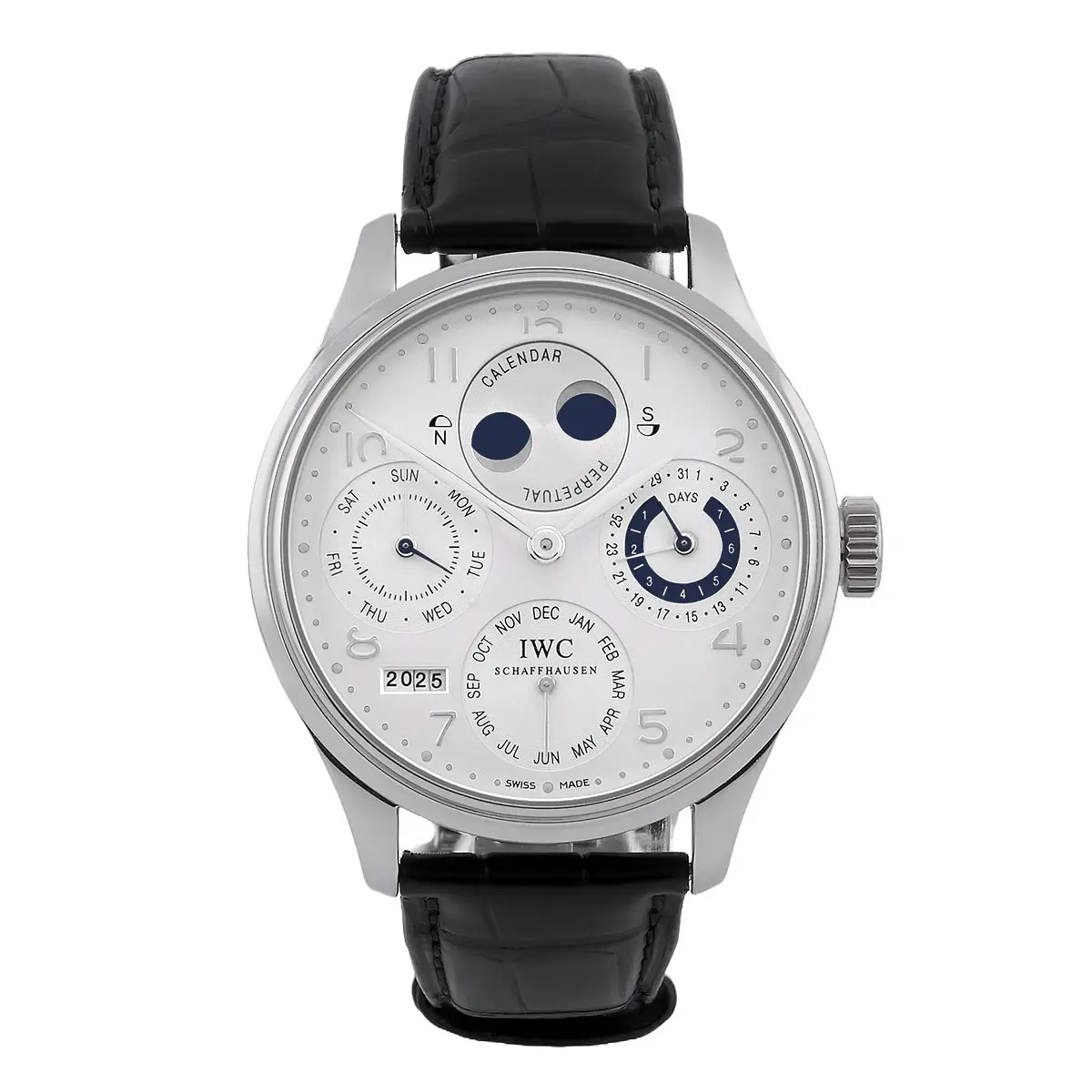 IWC Portugieser Perpetual Calendar Platin IW502111 limitiert Zifferblatt
