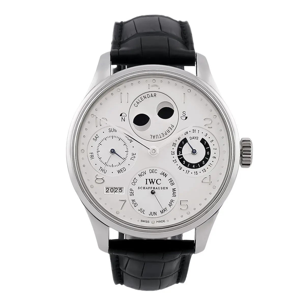 IWC Portugieser Perpetual Calendar Platin IW502111 limitiert Zifferblatt
