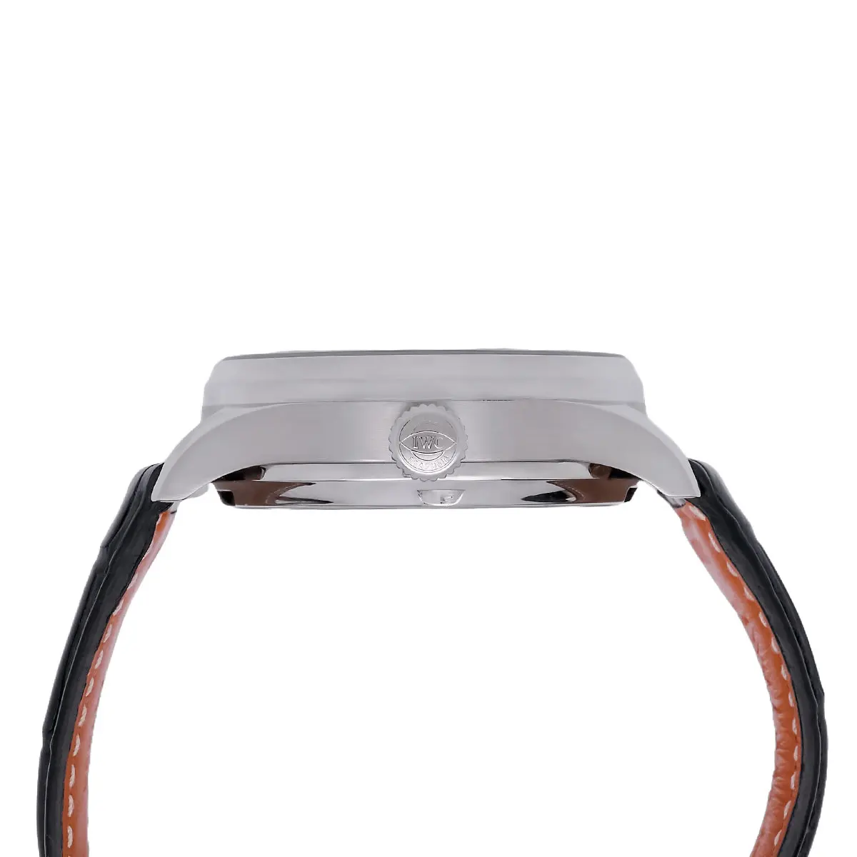 IWC Portugieser Perpetual Calendar white gold IW502218 Crown view detail