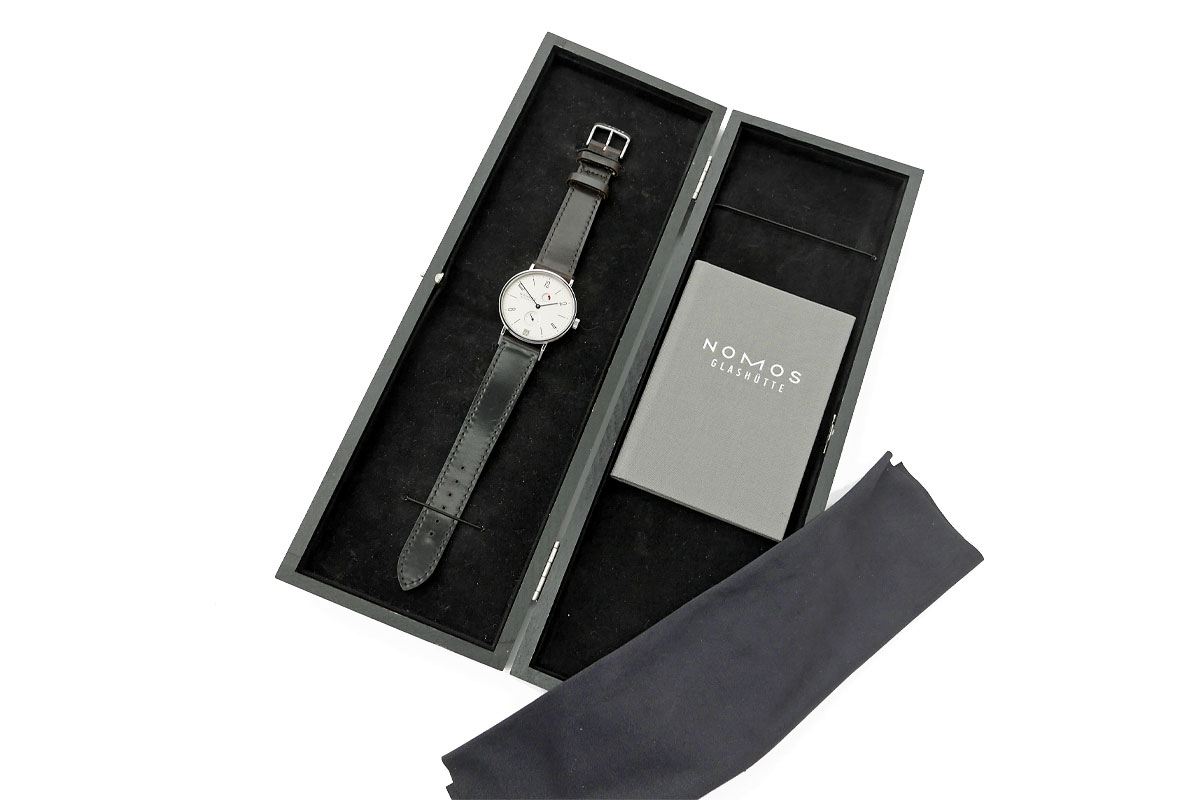 NOMOS GLASHÜTTE | Tangente Datum Gangreserve | Ref. 169 – Full Set – NOS – Bild 4