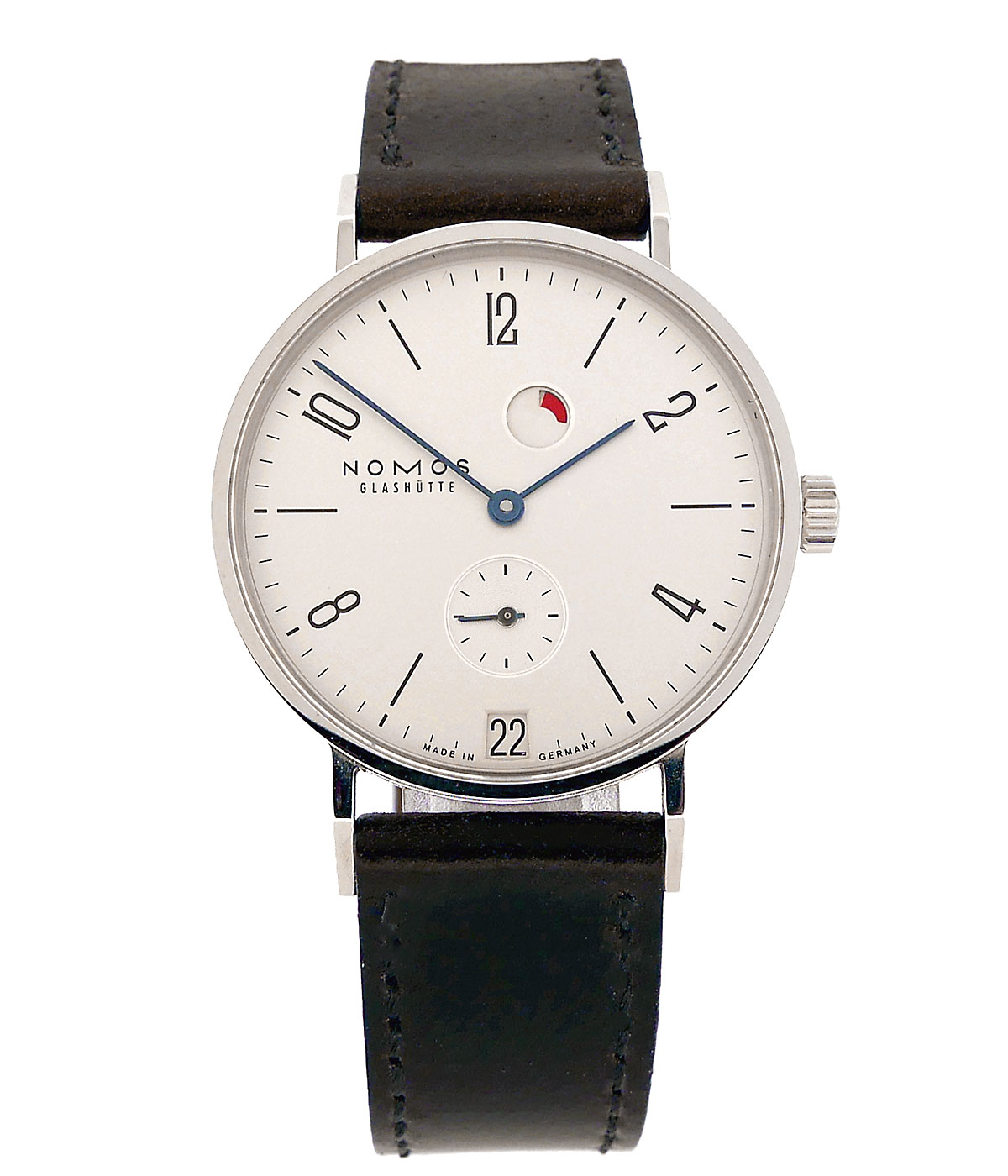 NOMOS GLASHÜTTE | Tangente Datum Gangreserve | Ref. 169 – Full Set – NOS