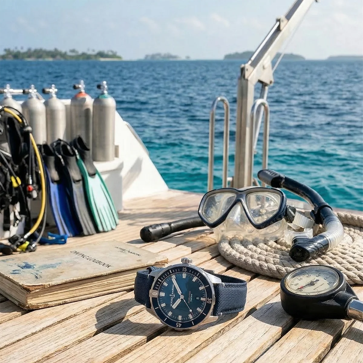 Ulysse Nardin Diver 42mm Blau Stahl 8163-175/93 Stillleben