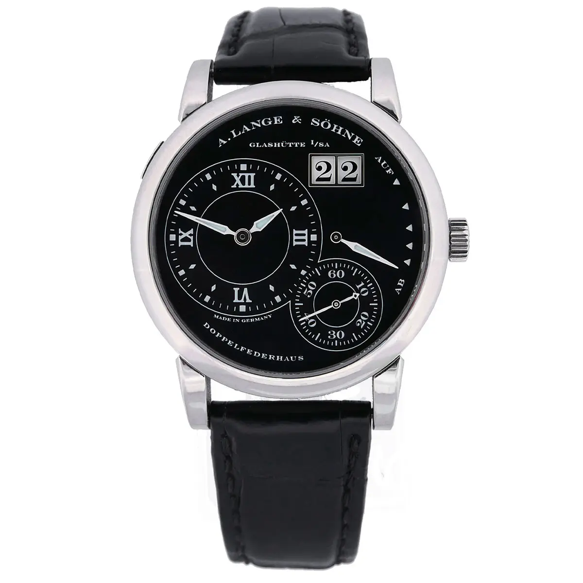 A. Lange Söhne Lange 1 Weißgold 101.029 Zifferblatt Luminous FrontalA. Lange Söhne Lange 1 Weißgold 101.029 Zifferblatt Luminous Frontal