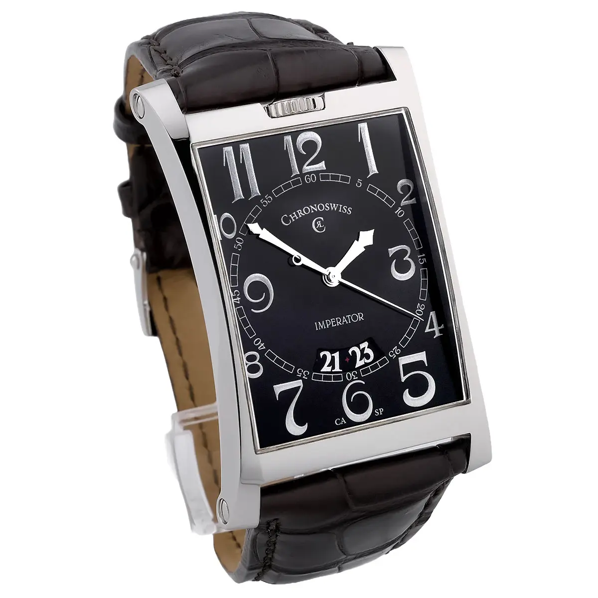 CHRONOSWISS Imperia Imperator Edelstahl CH2873 Links versetzt