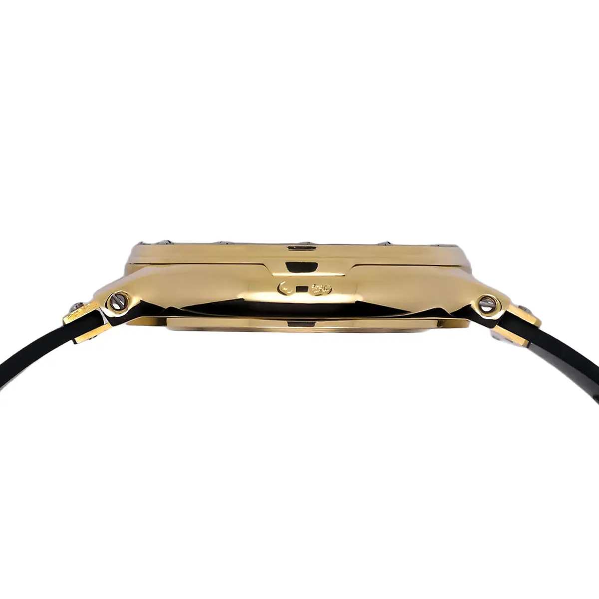 Hublot Classique 28 yellow gold 1391.3 Screw-down bezel detail