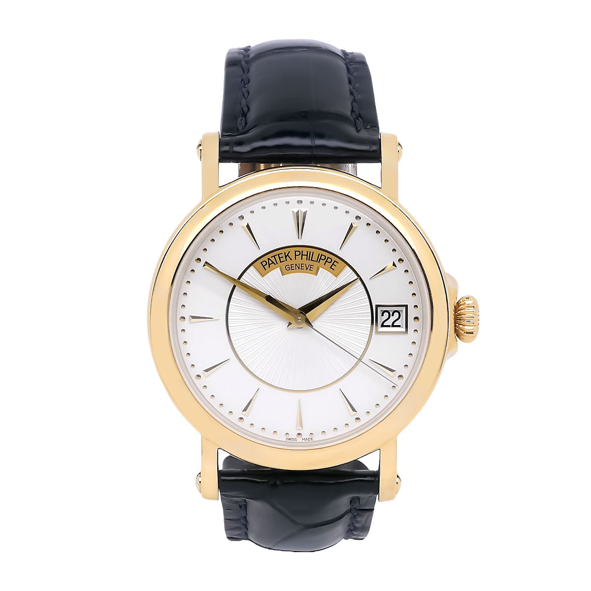 Patek Philippe Calatrava Gelbgold 5153J-001 Zifferblatt Guilloche