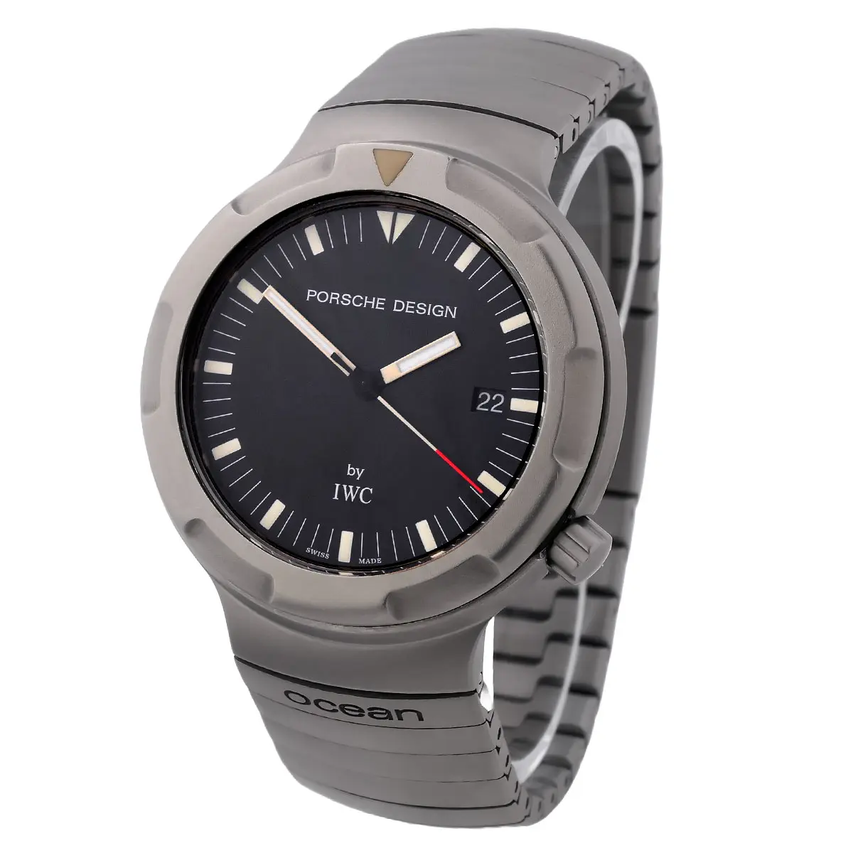 IWC Ocean 2000 case flank right crown