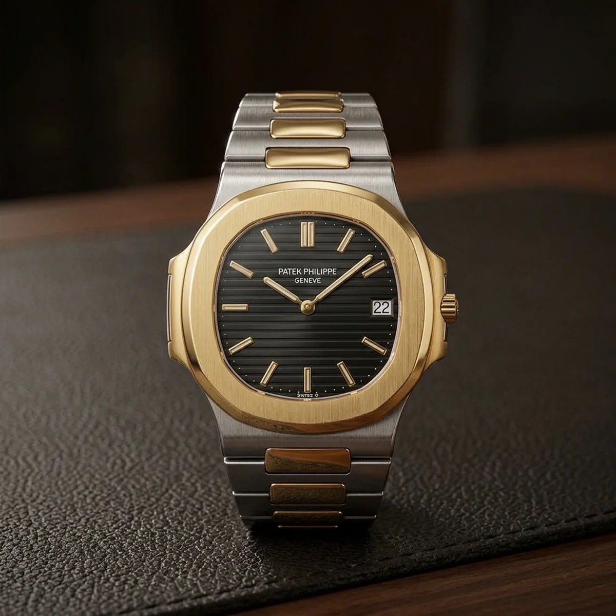 Patek Philippe Nautilus Stahl/Gold 3700/11JA Zifferblatt Stillleben