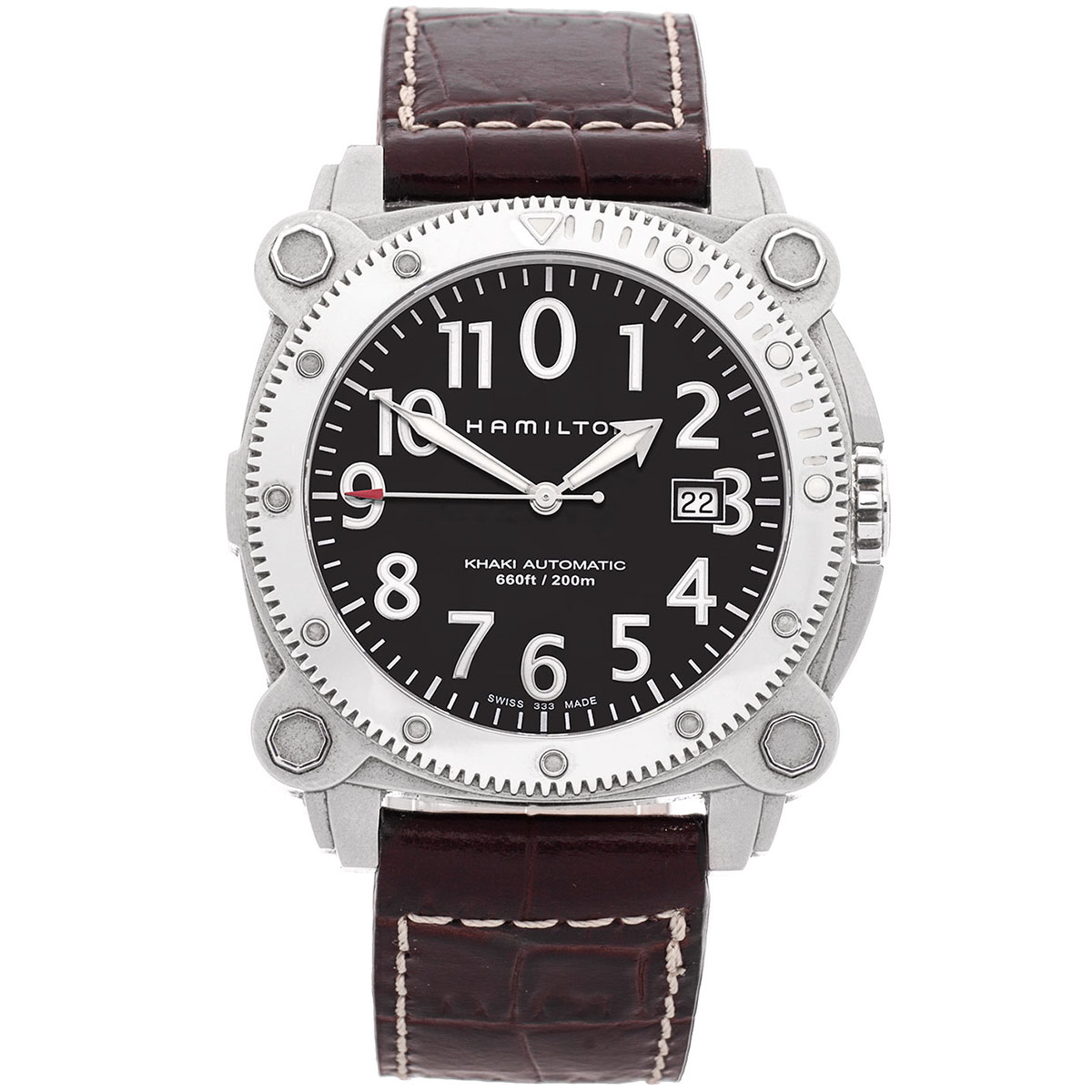 HAMILTON | Khaki BeLOWZERO 200m Auto | Ref. H78555533 – Full Set
