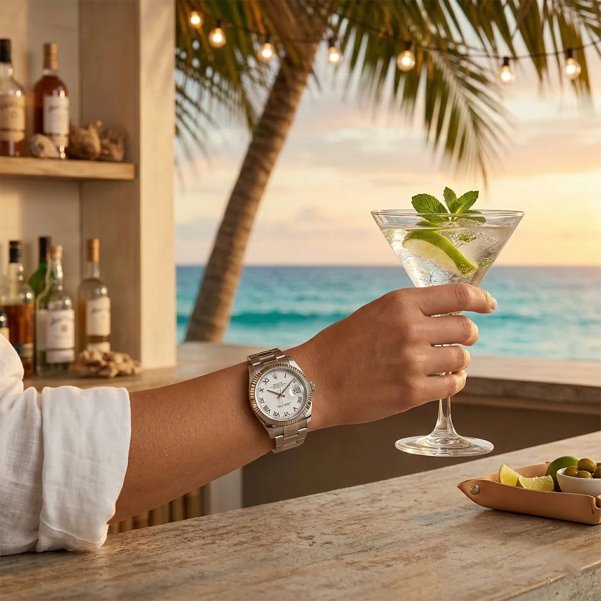 Rolex Datejust 36 Edelstahl 116200 Zifferblatt Wristshot