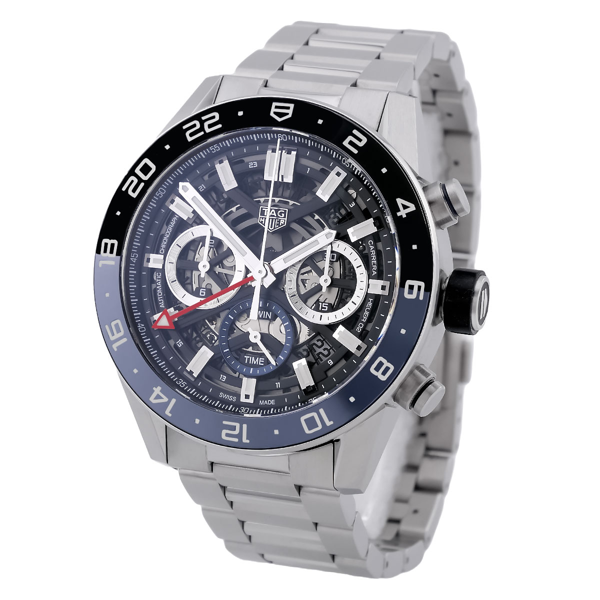 TAG HEUER | Carrera Calibre 02 GMT 45mm | Ref. CBG2A1Z.WUZ9217 - Full Set - Image 1